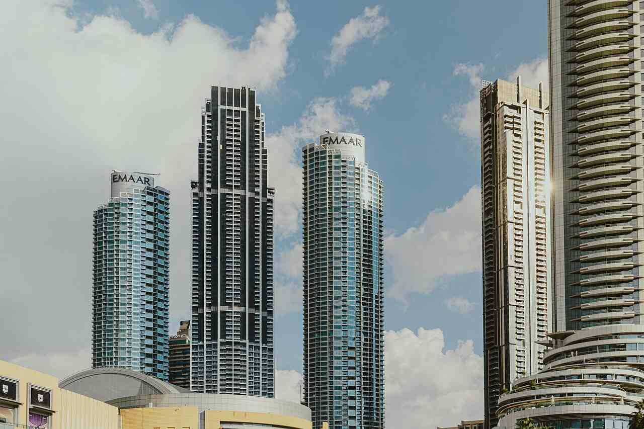 Dubai skyline with high-rise investment properties