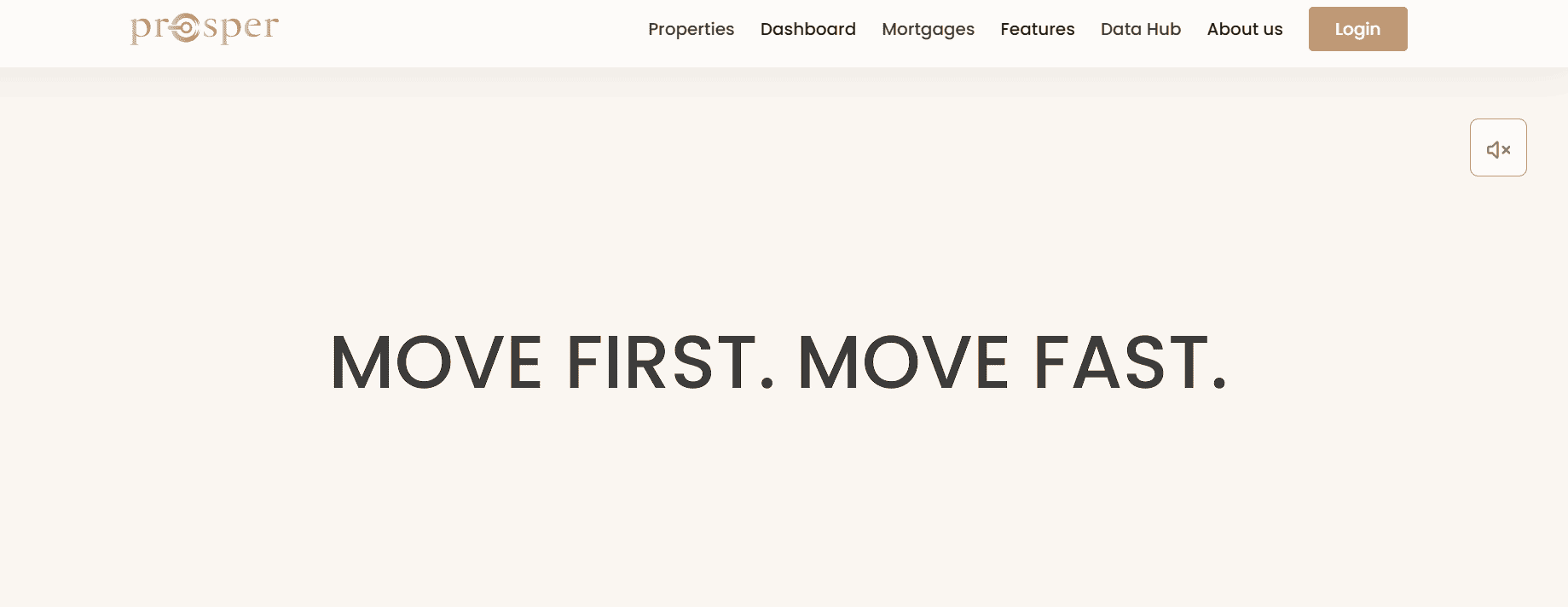 Prosper property management platform UAE dashboard view