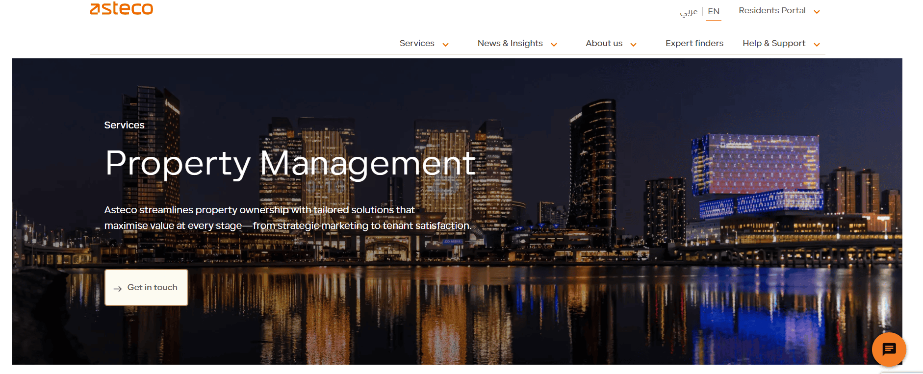 Asteco property management services Dubai